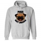 Pugs Not Drugs Classic Unisex Kids and Adults Pullover Hoodie For Dog Lovers